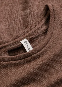 bonprix bonprix Pijama de tejido estructurado suave marrón moteado Best