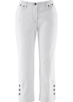 bonprix bonprix Pirata vaquero Denim blanco