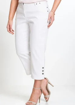 bonprix bonprix Pirata vaquero Denim blanco