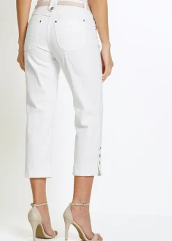 bonprix bonprix Pirata vaquero Denim blanco