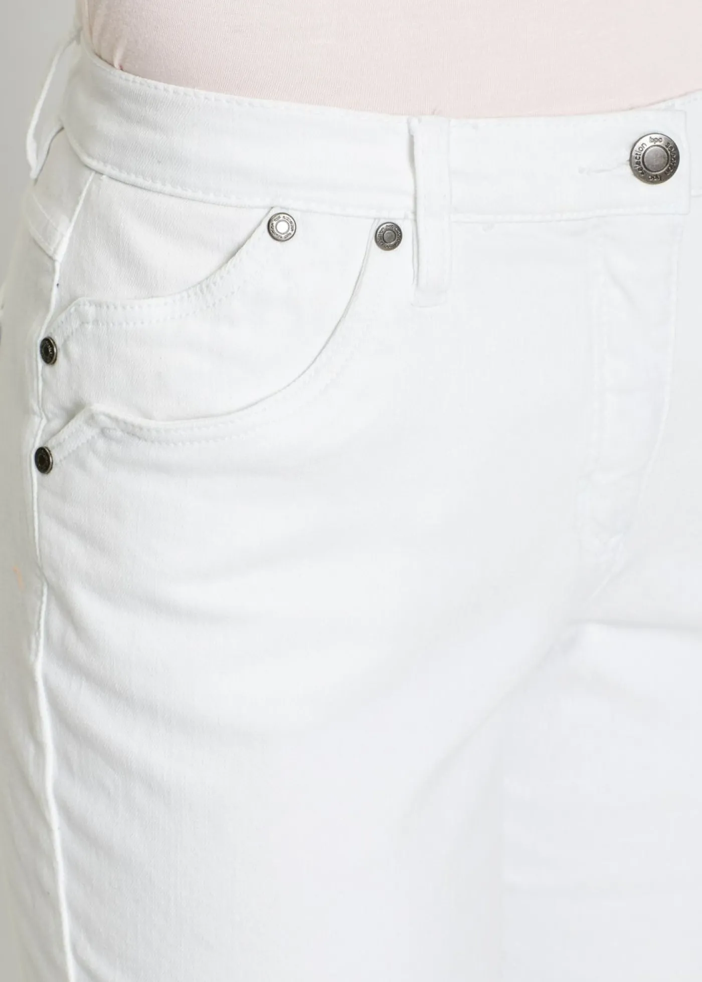 bonprix bonprix Pirata vaquero Denim blanco