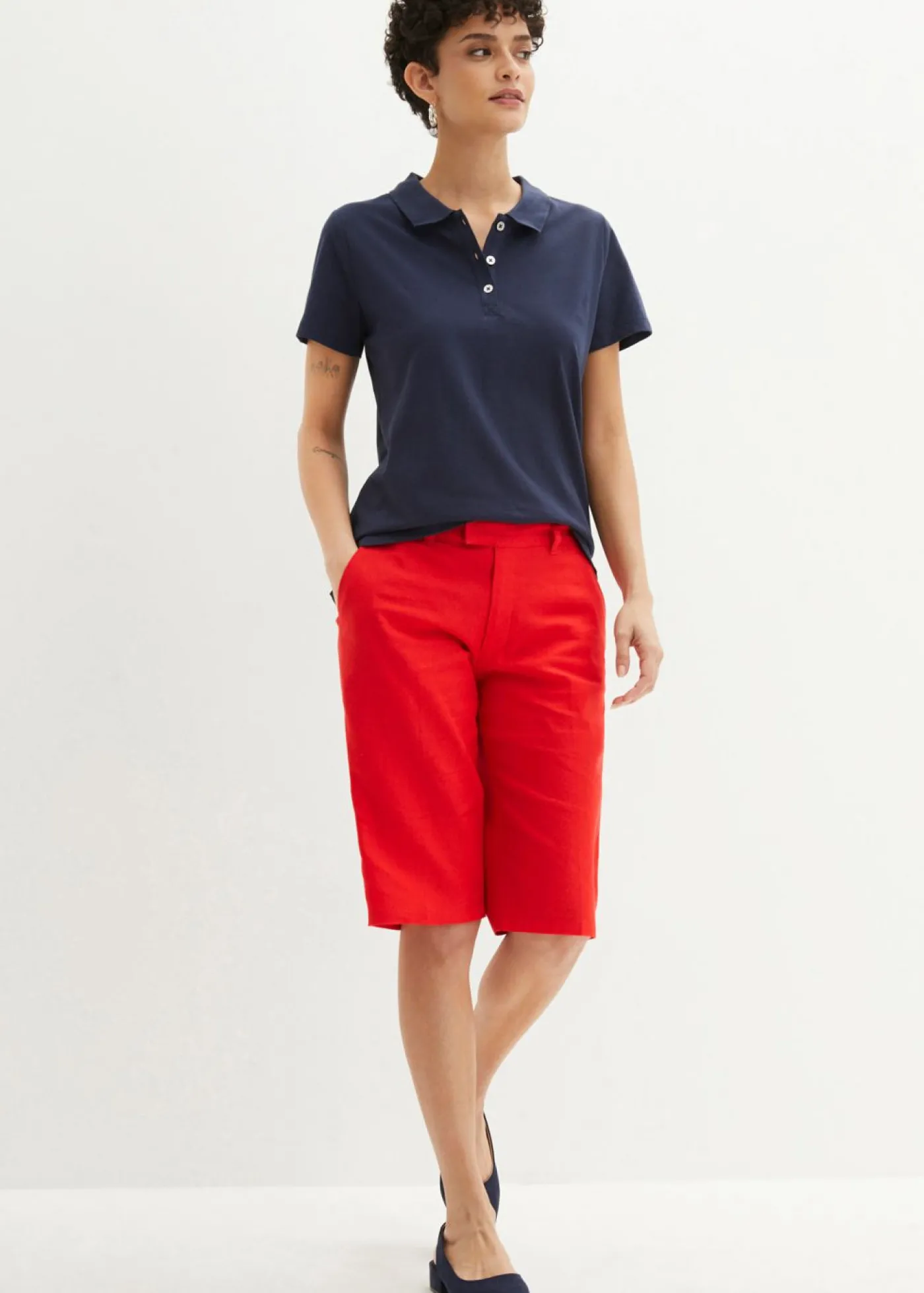 bonprix bonprix Polo Azul marino Online