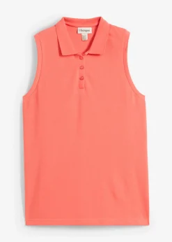 bonprix bonprix Polo de algodón orgánico puro Salmón claro Best