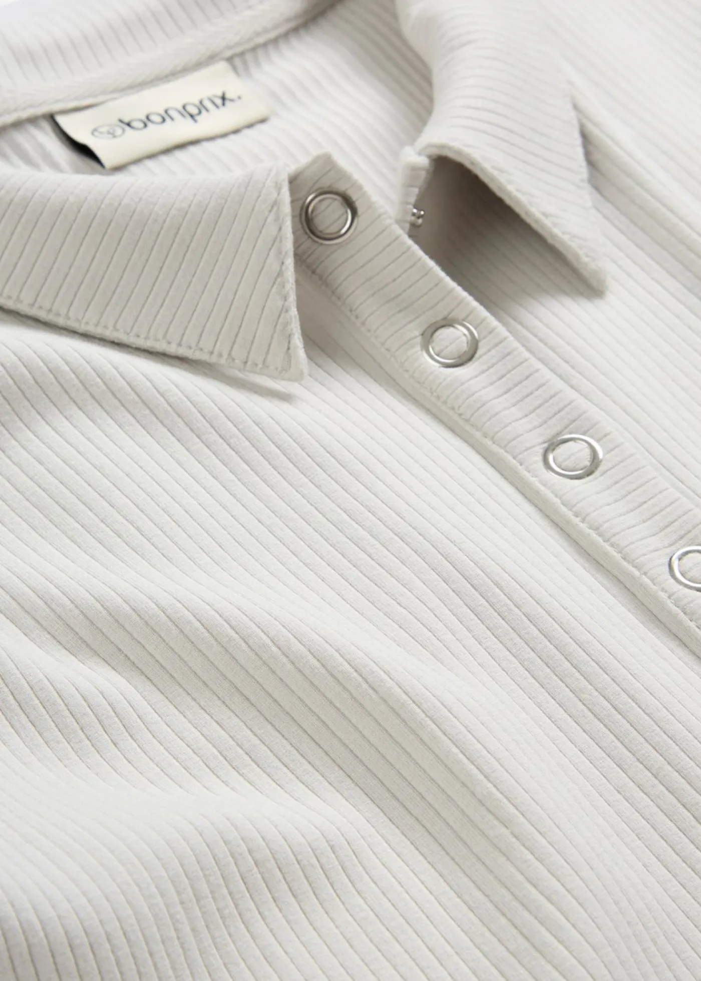 bonprix bonprix Polo de mezcla de viscosa plata jaspeado Discount