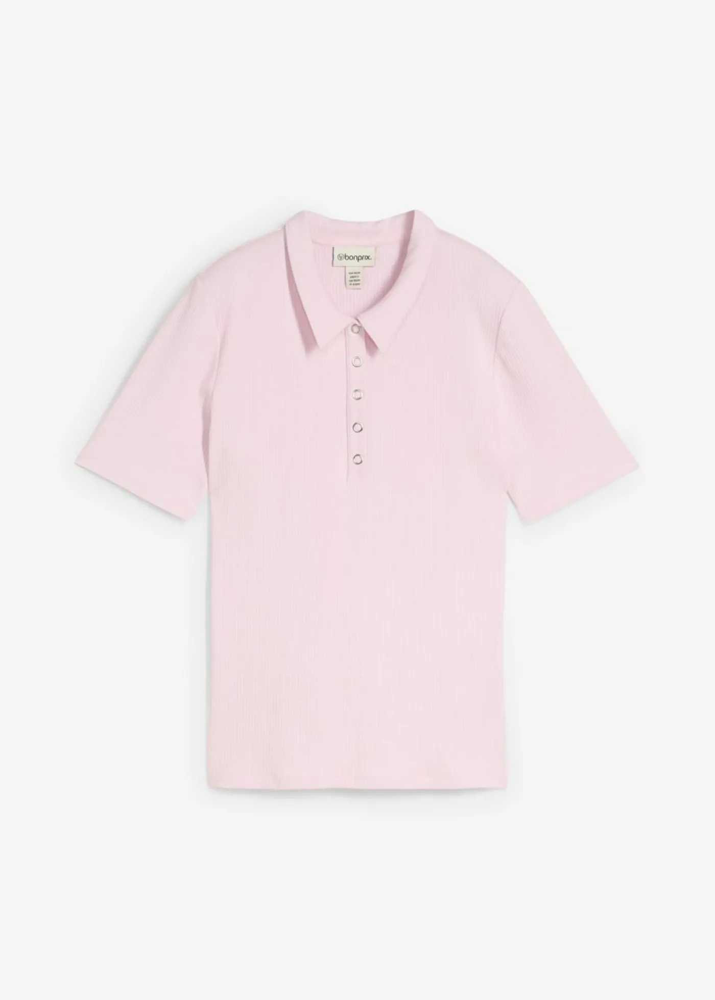 bonprix bonprix Polo de mezcla de viscosa Lila empolvado Sale