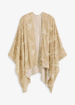 bonprix bonprix Poncho crudo-beige nuevo Online