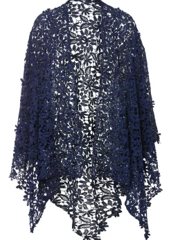 bonprix bpc bonprix collection Poncho veraniego Azul marino