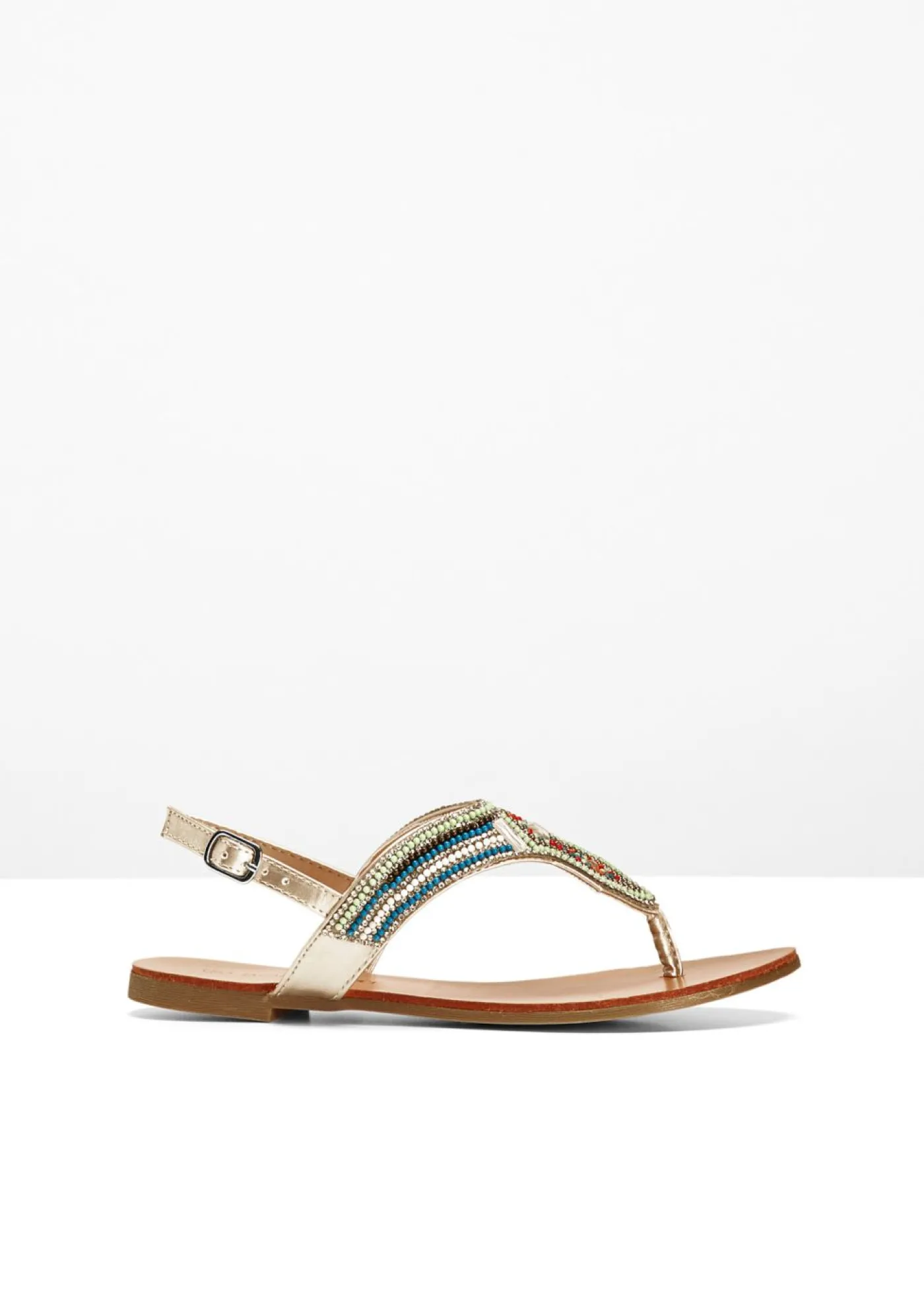 bonprix bonprix Sandalias con abalorios menta Online