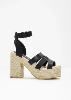 bonprix bonprix Sandalias con plataforma Negro Outlet