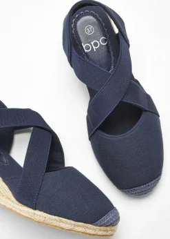 bonprix bonprix Sandalias de cuña Azul marino Best