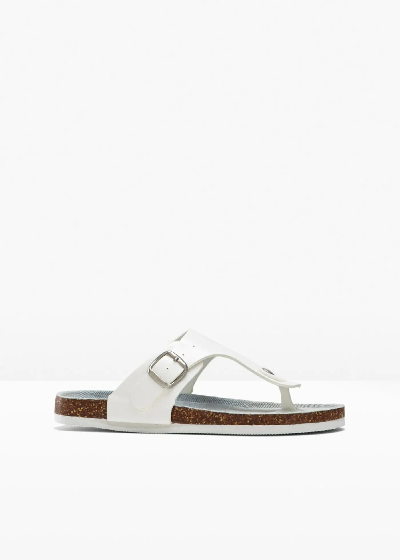 bonprix bonprix Sandalias de dedo blanco / denim azul Hot
