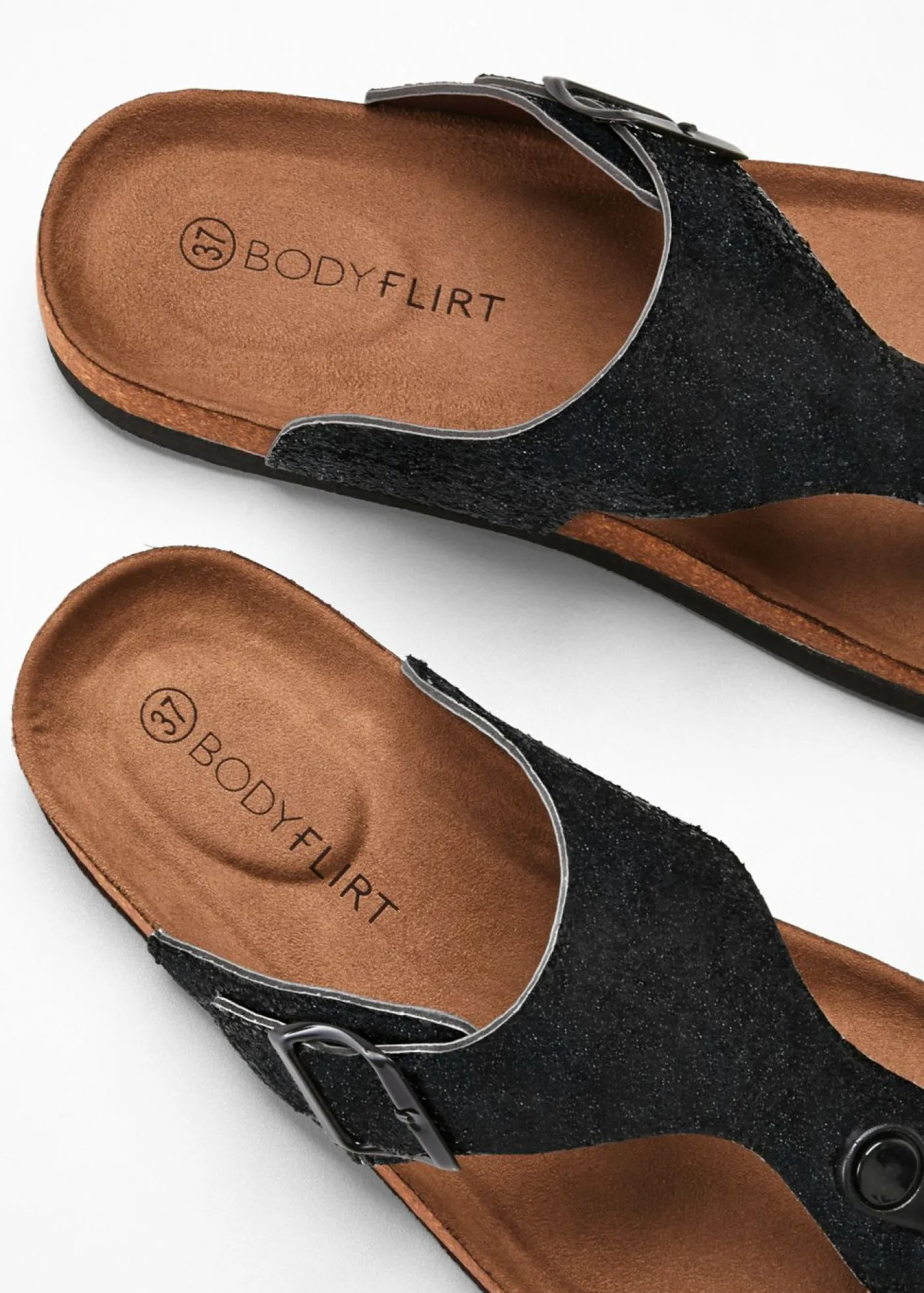 bonprix bonprix Sandalias de dedo Negro Discount