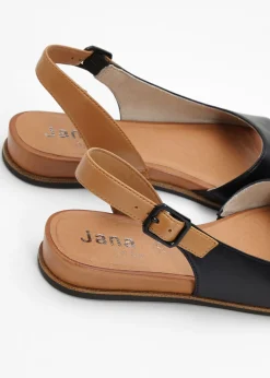 bonprix Jana Sandalias de Jana Negro New