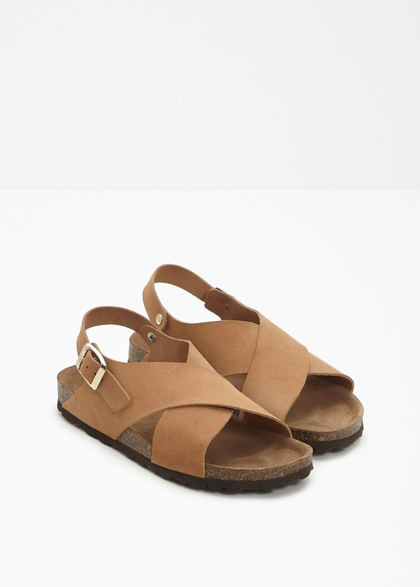 bonprix bonprix Sandalias de piel Camel Sale
