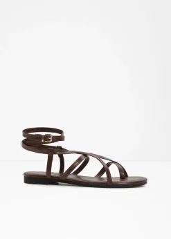 bonprix bonprix Sandalias de tiras Marrón oscuro Discount