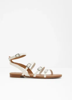 bonprix bonprix Sandalias de tiras Blanco-crema New