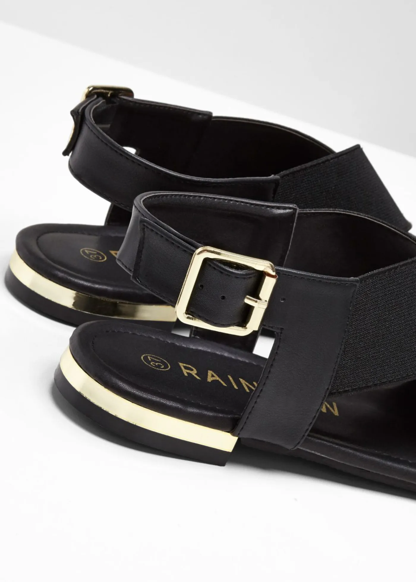 bonprix bonprix Sandalias planas Negro Online
