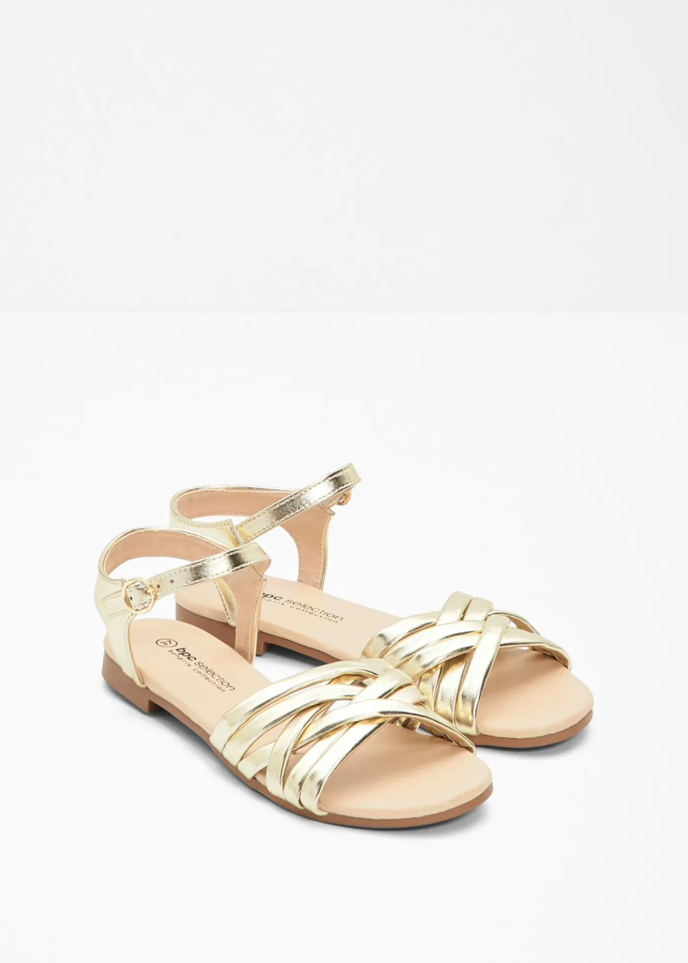 bonprix bonprix Sandalias planas Oro