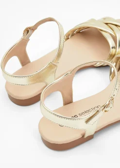 bonprix bonprix Sandalias planas Oro