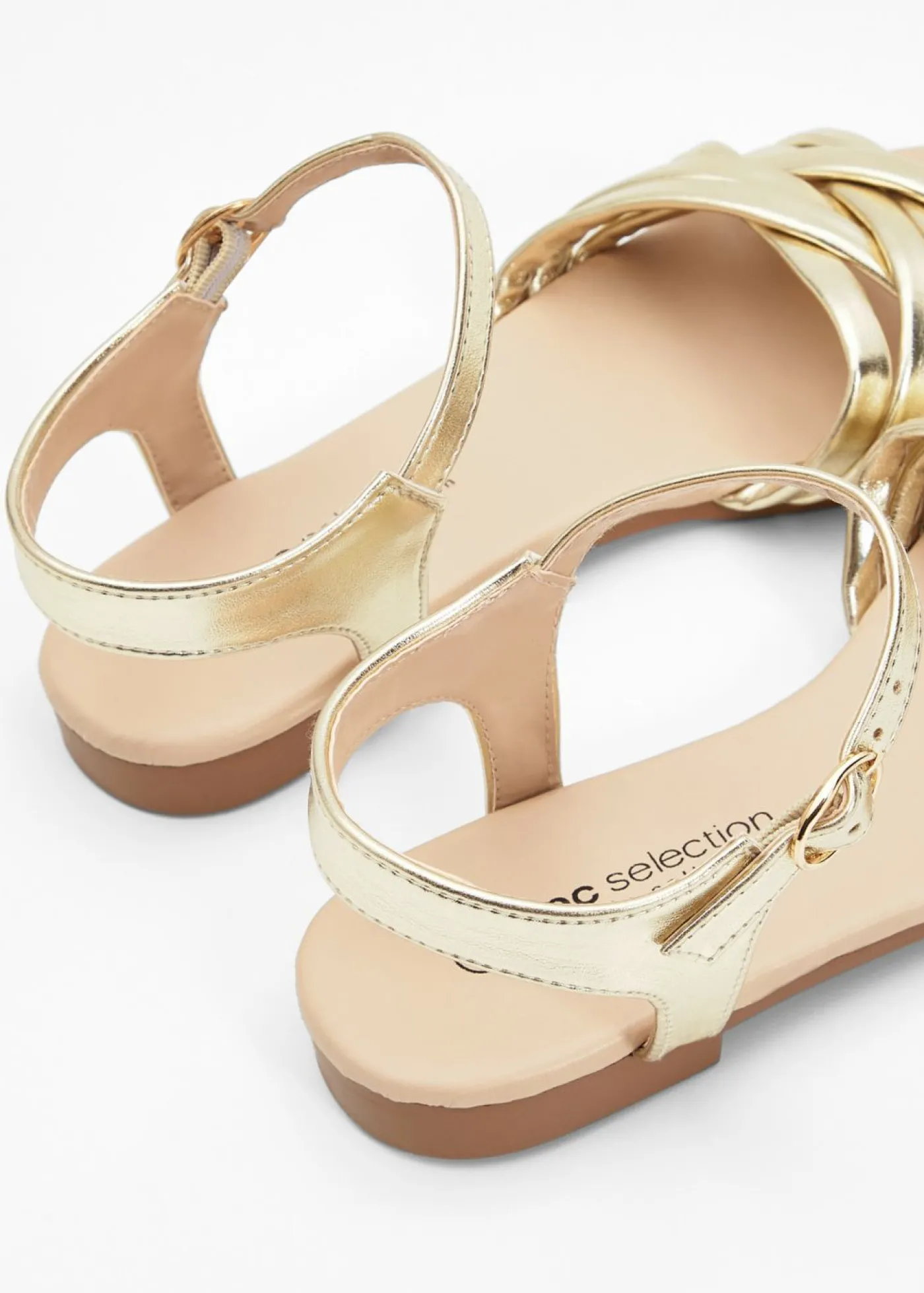 bonprix bonprix Sandalias planas Oro