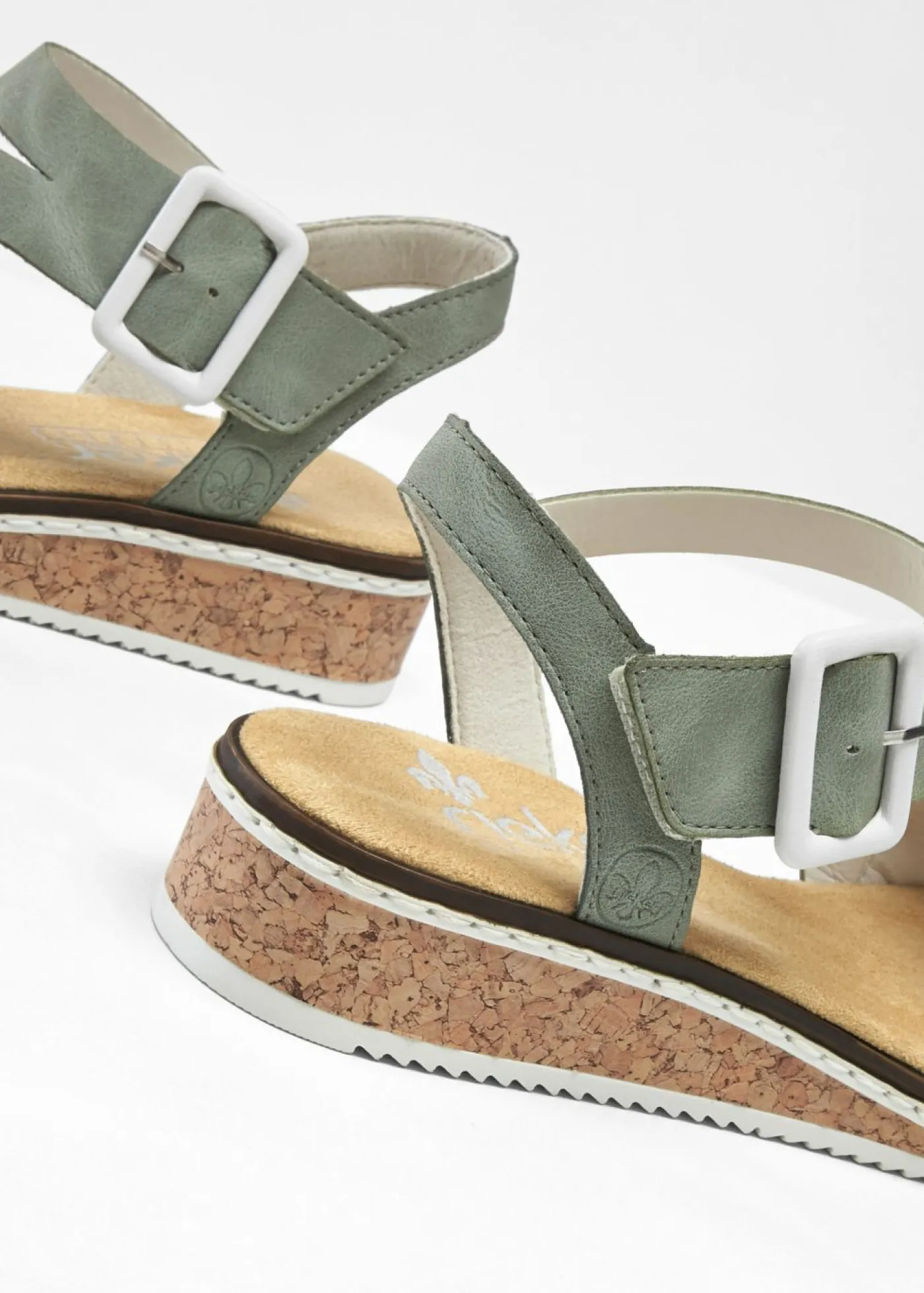 bonprix Rieker Sandalias Rieker Verde-blanco Outlet