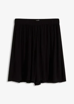bonprix bonprix Short de playa de viscosa fluida Negro New