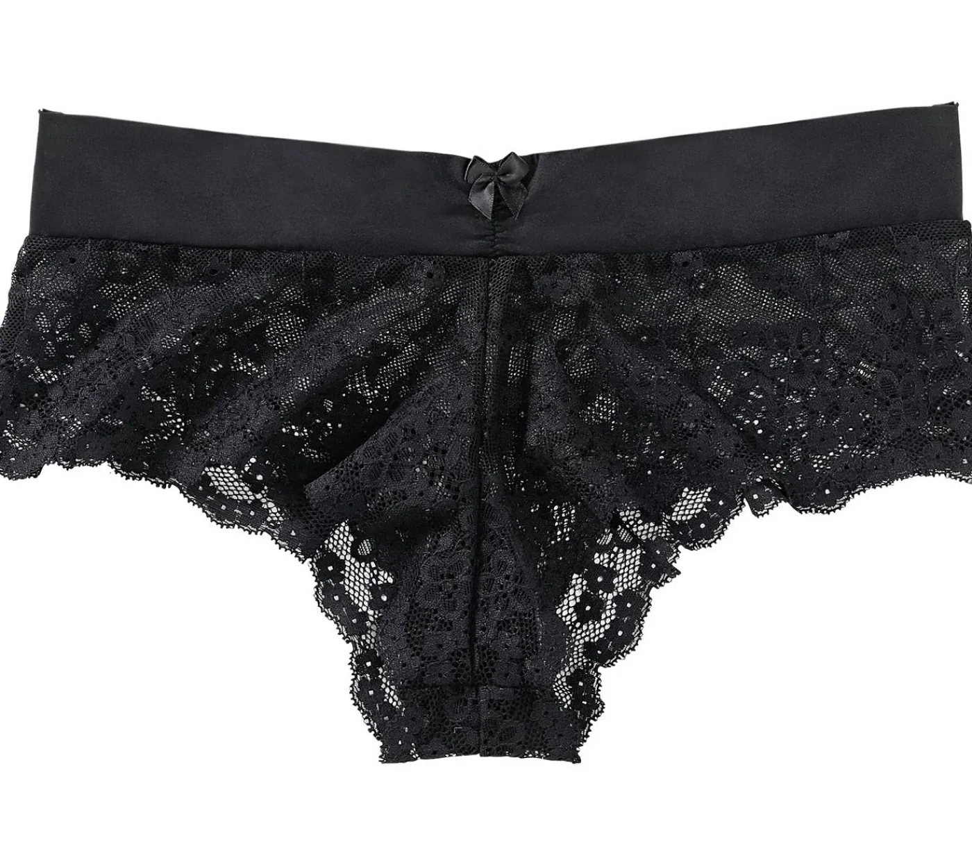 bonprix bonprix Shorts de encaje transparente Negro Clearance