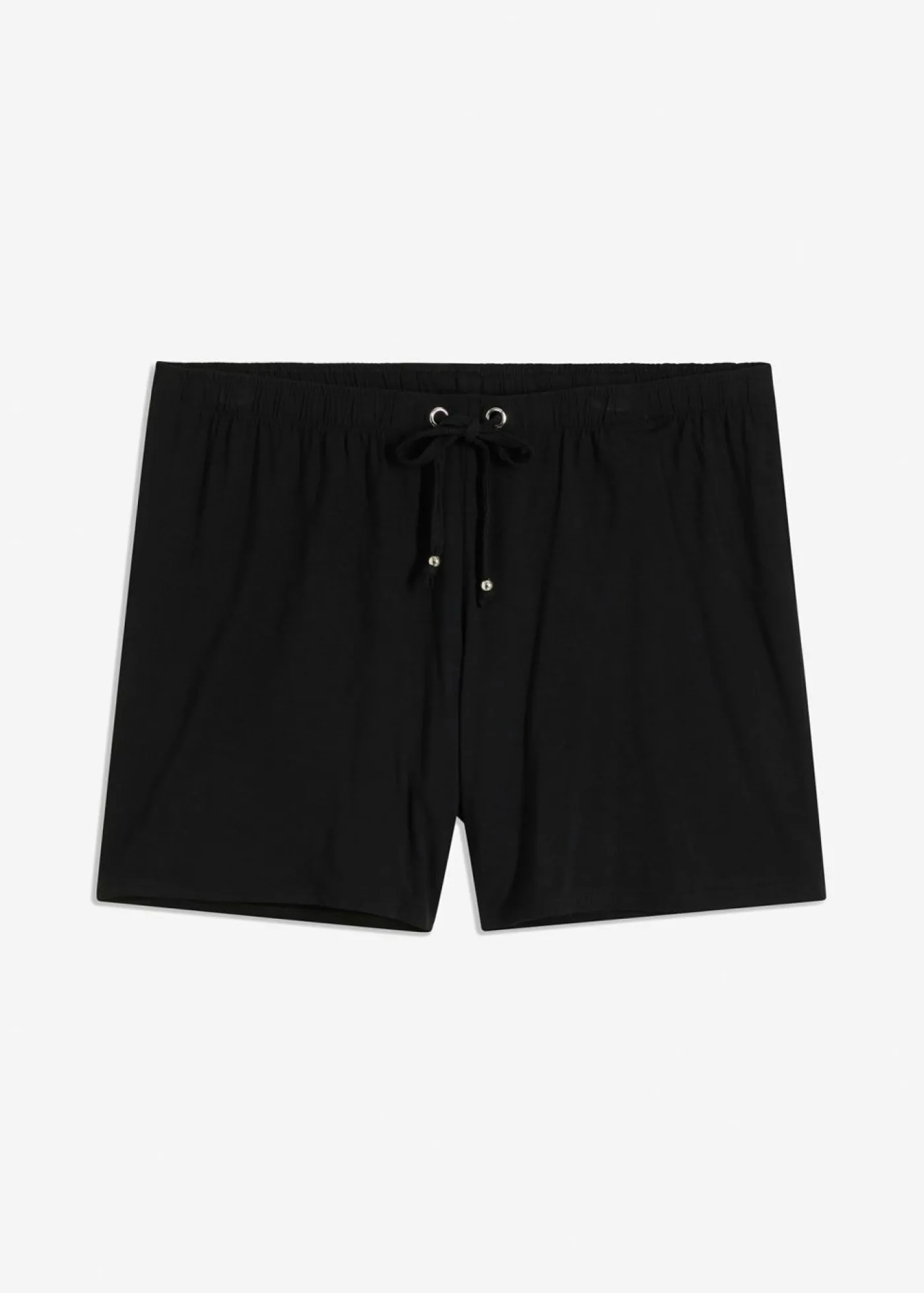 bonprix bonprix Shorts de playa de mezcla de viscosa fluida Negro Best
