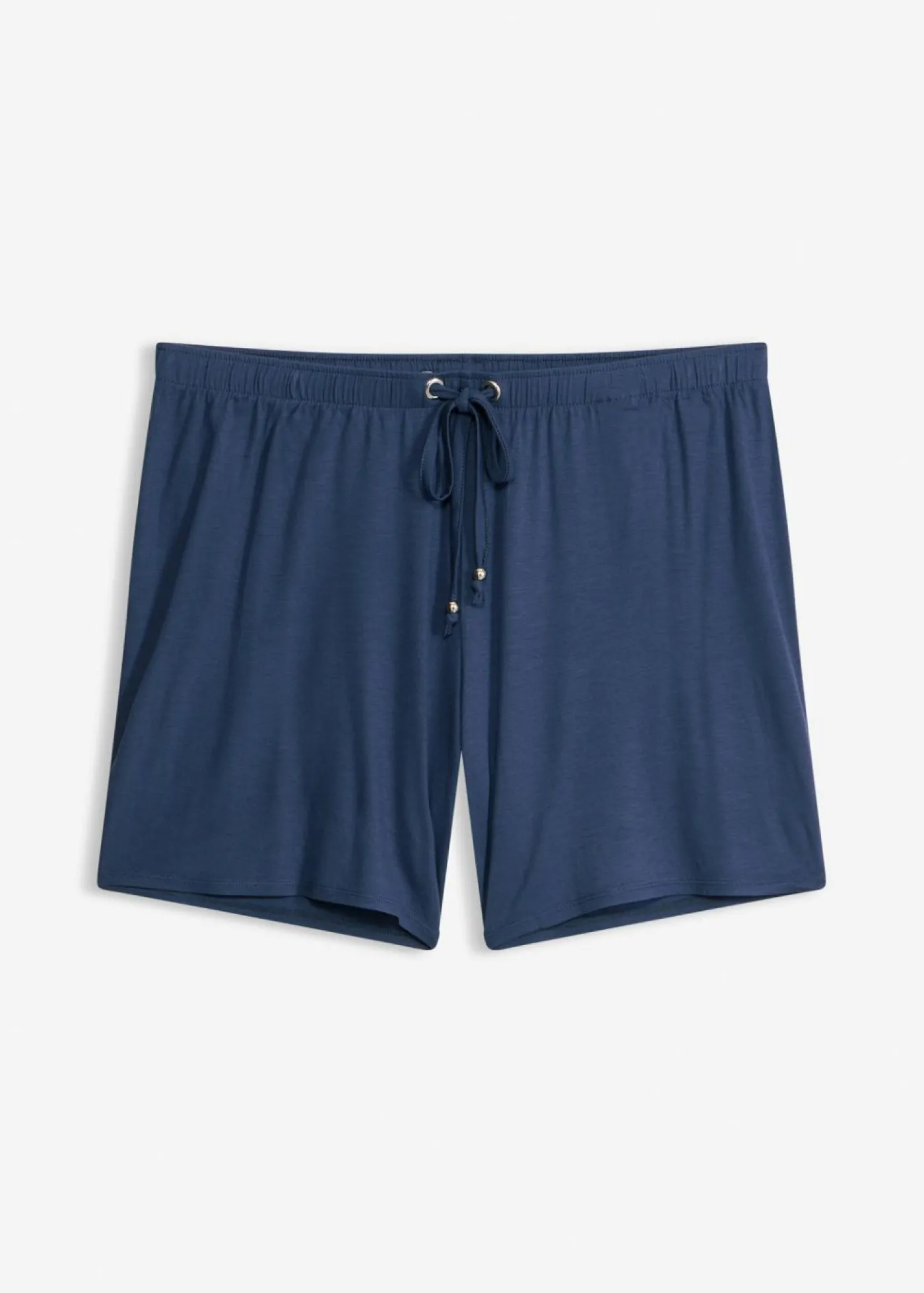 bonprix bonprix Shorts de playa de mezcla de viscosa fluida Azul almirante