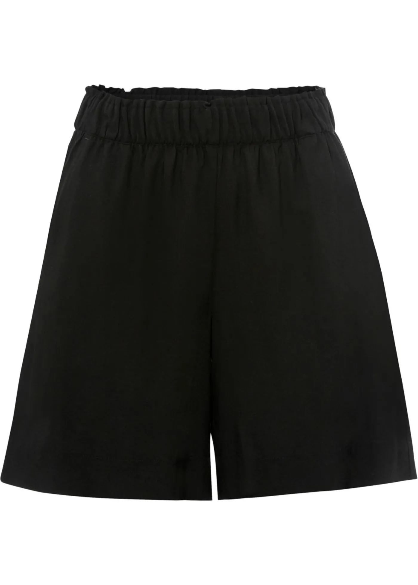 bonprix bonprix Shorts sin cierre de viscosa Negro
