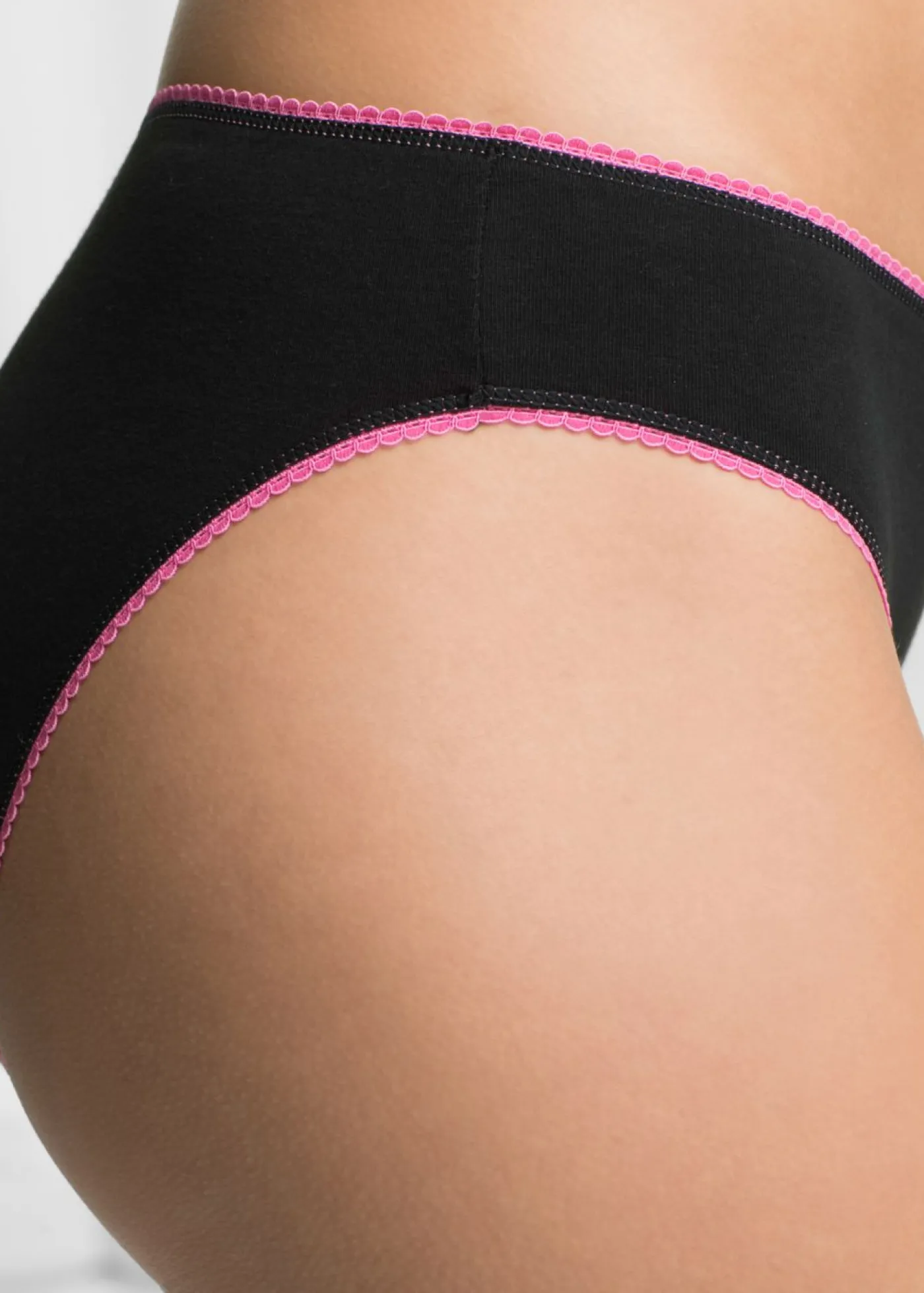 bonprix bonprix Slip (5 unidades) Negro multicolor New