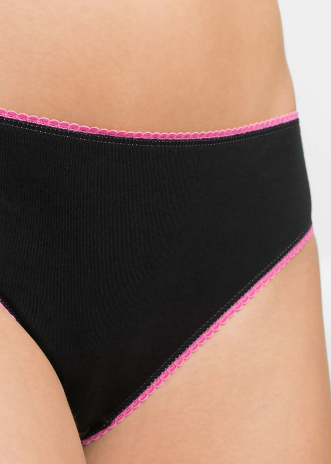 bonprix bonprix Slip (5 unidades) Negro multicolor New