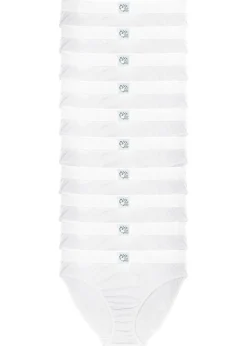 bonprix bonprix Slip (10 unidades) Blanco Hot