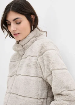 bonprix bonprix Suave chaqueta de pelo para durante y después del embarazo Gris claro Discount
