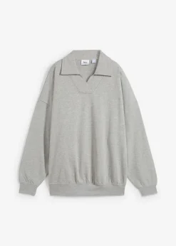 bonprix bonprix Sudadera Gris claro jaspeado New