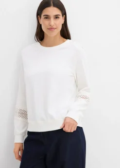 bonprix bonprix Sudadera Blanco lana Hot