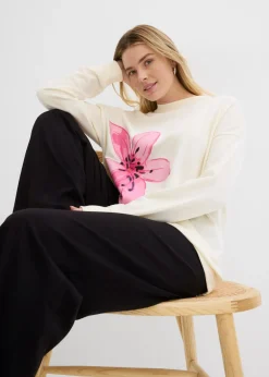 bonprix bonprix Sudadera Blanco-crema New