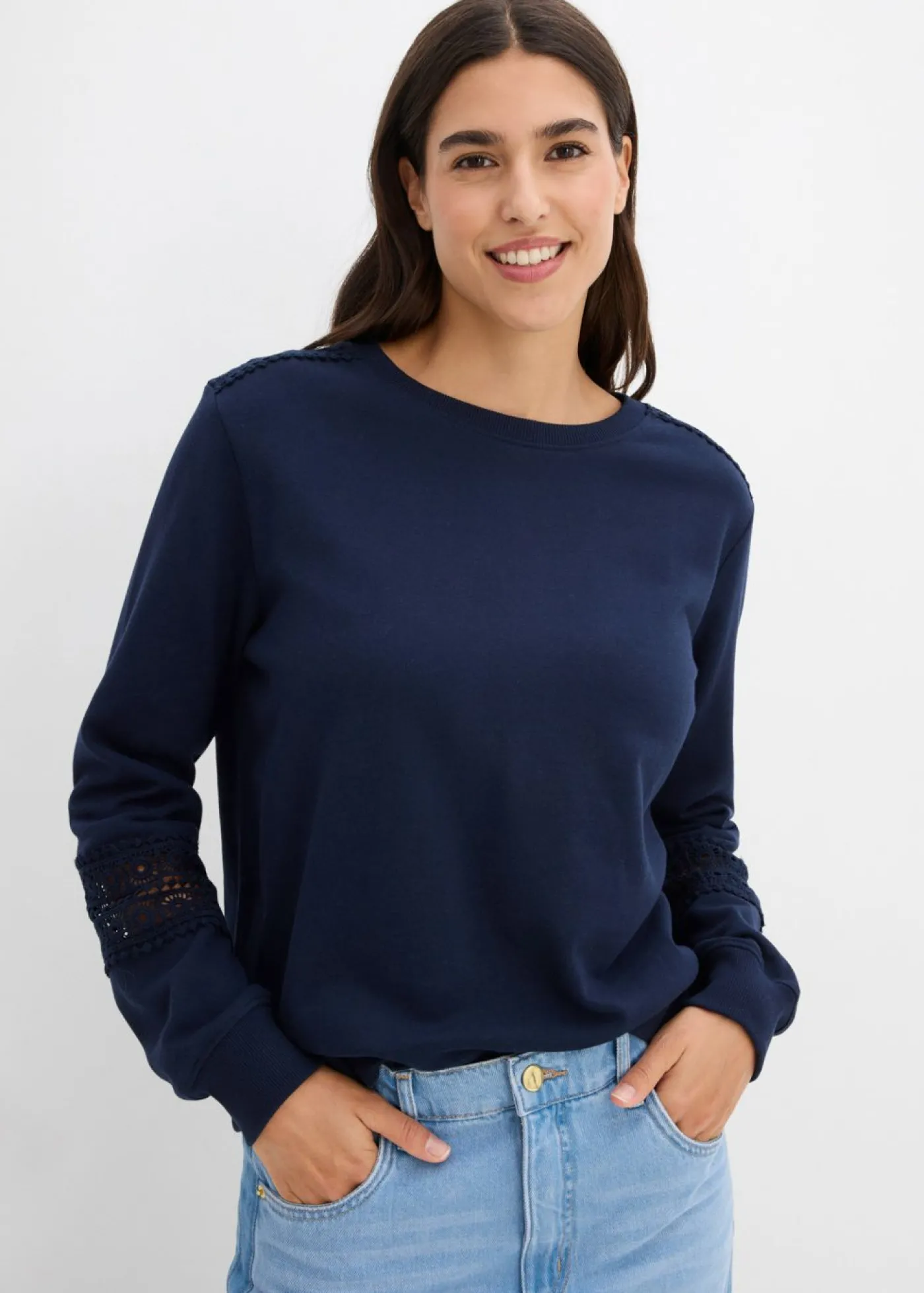 bonprix bonprix Sudadera Azul marino Outlet