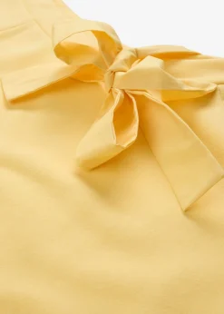 bonprix bonprix Sudadera ancha con un hombro al descubierto Amarillo claro Hot