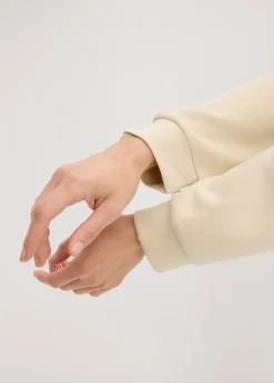 bonprix bonprix Sudadera con aplicación Arena claro Online