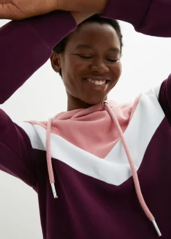 bonprix bonprix Sudadera con capucha morado intenso New