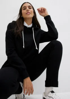 bonprix bonprix Sudadera con capucha Negro Clearance