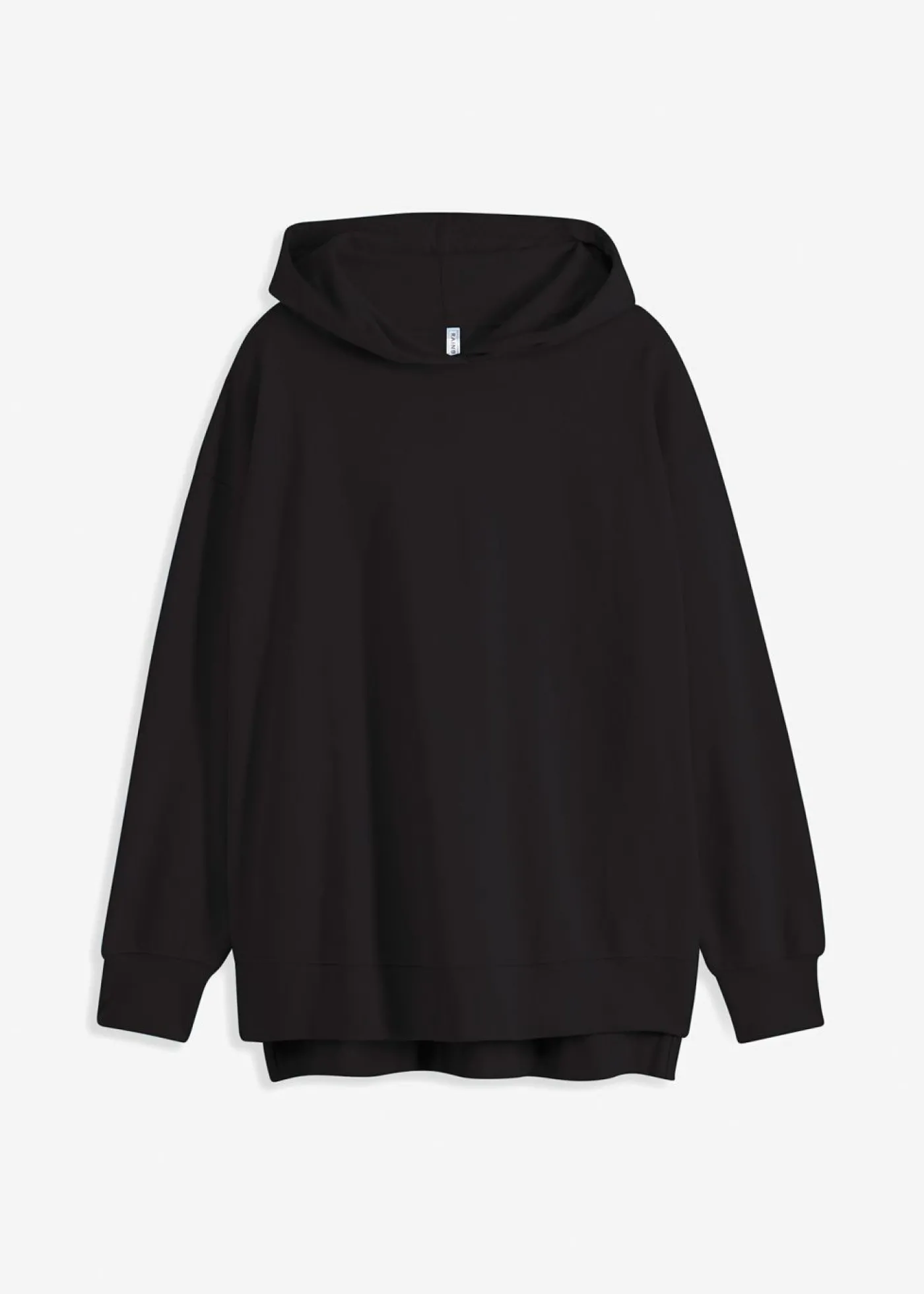 bonprix bonprix Sudadera con capucha de algodón puro Negro Best
