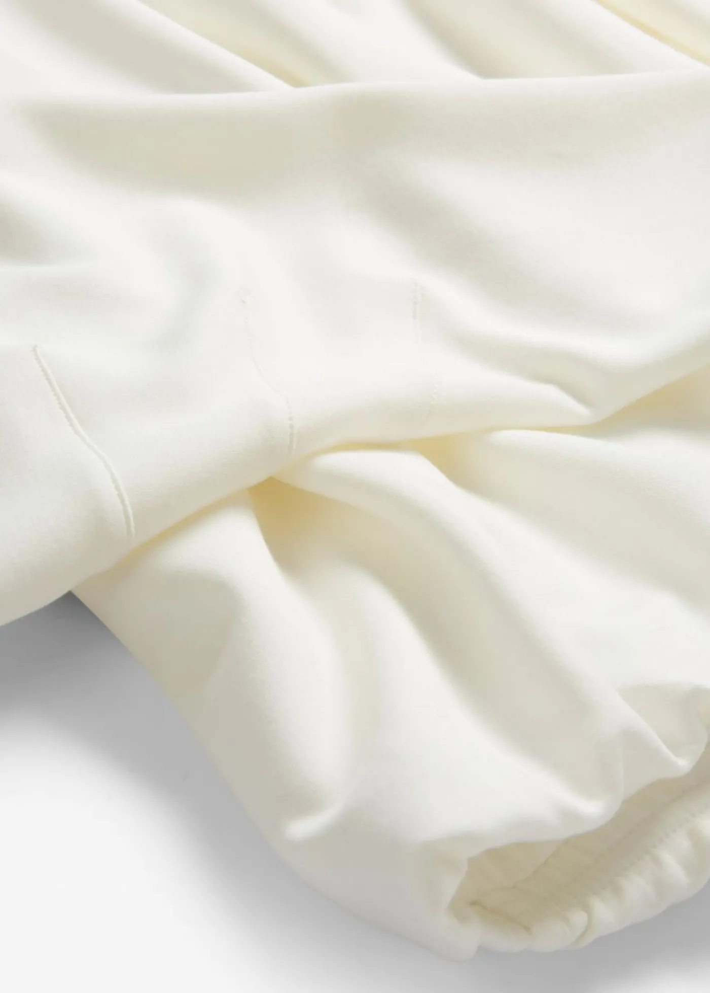 bonprix bonprix Sudadera con capucha de mezcla de viscosa ligeramente brillante Blanco lana Outlet