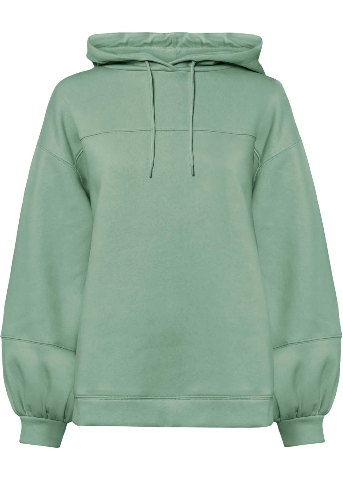 bonprix bonprix Sudadera con capucha oversize en mezcla de algodón suave verde ahumado Hot