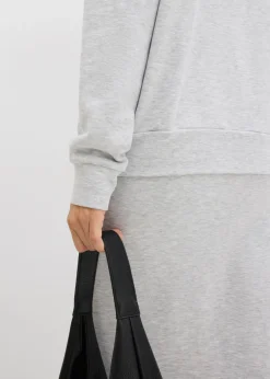 bonprix bonprix Sudadera con tachuelas Gris claro jaspeado Online