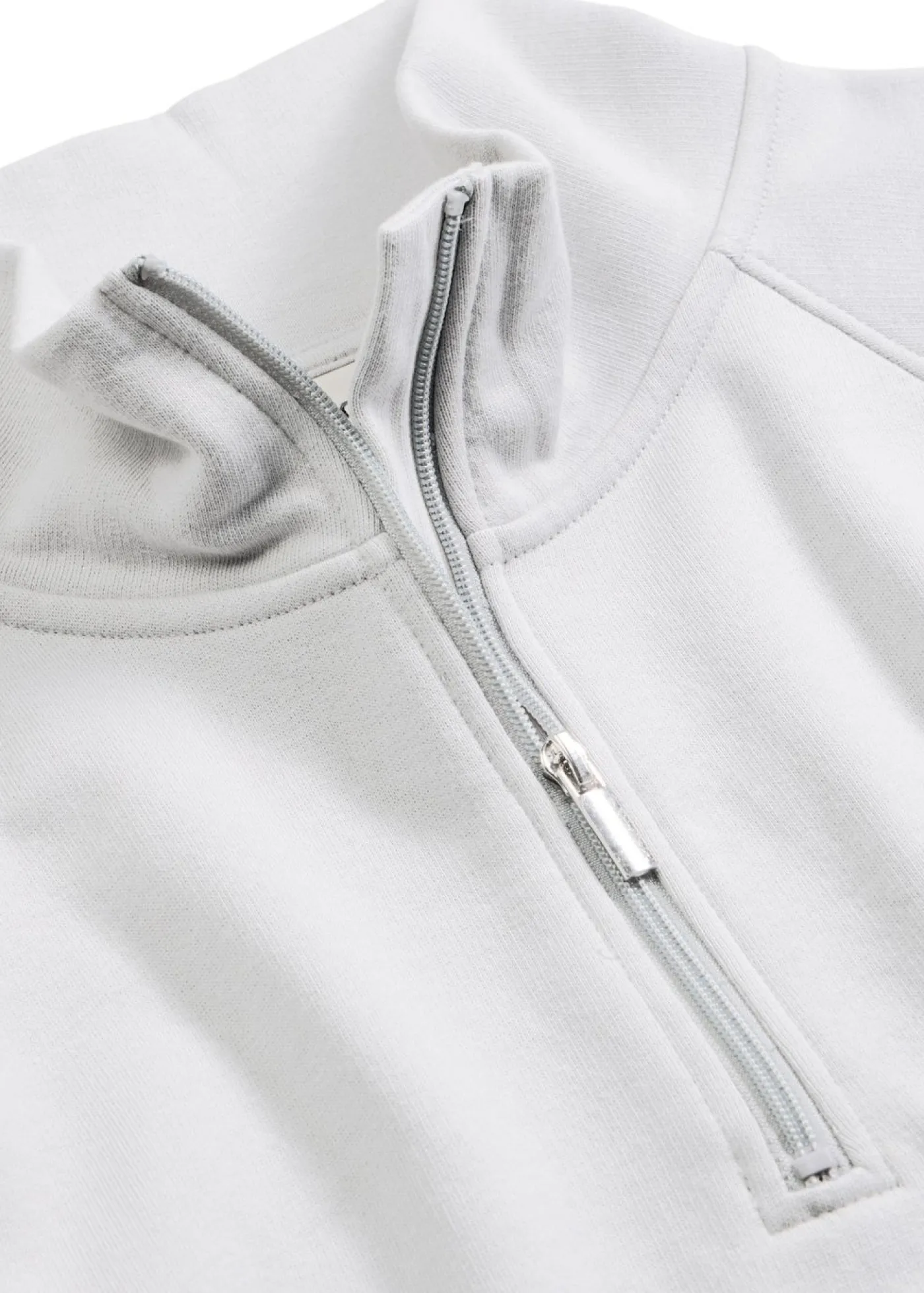 bonprix bonprix Sudadera de algodón orgánico puro Gris acero Discount