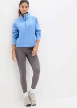 bonprix bonprix Sudadera de algodón orgánico puro azul provenzal
