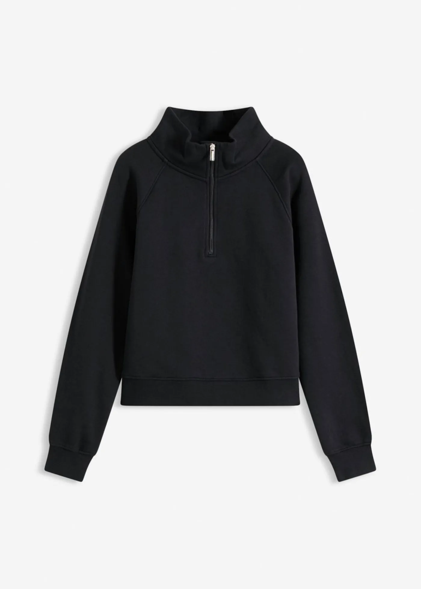 bonprix bonprix Sudadera de algodón orgánico puro Negro Best