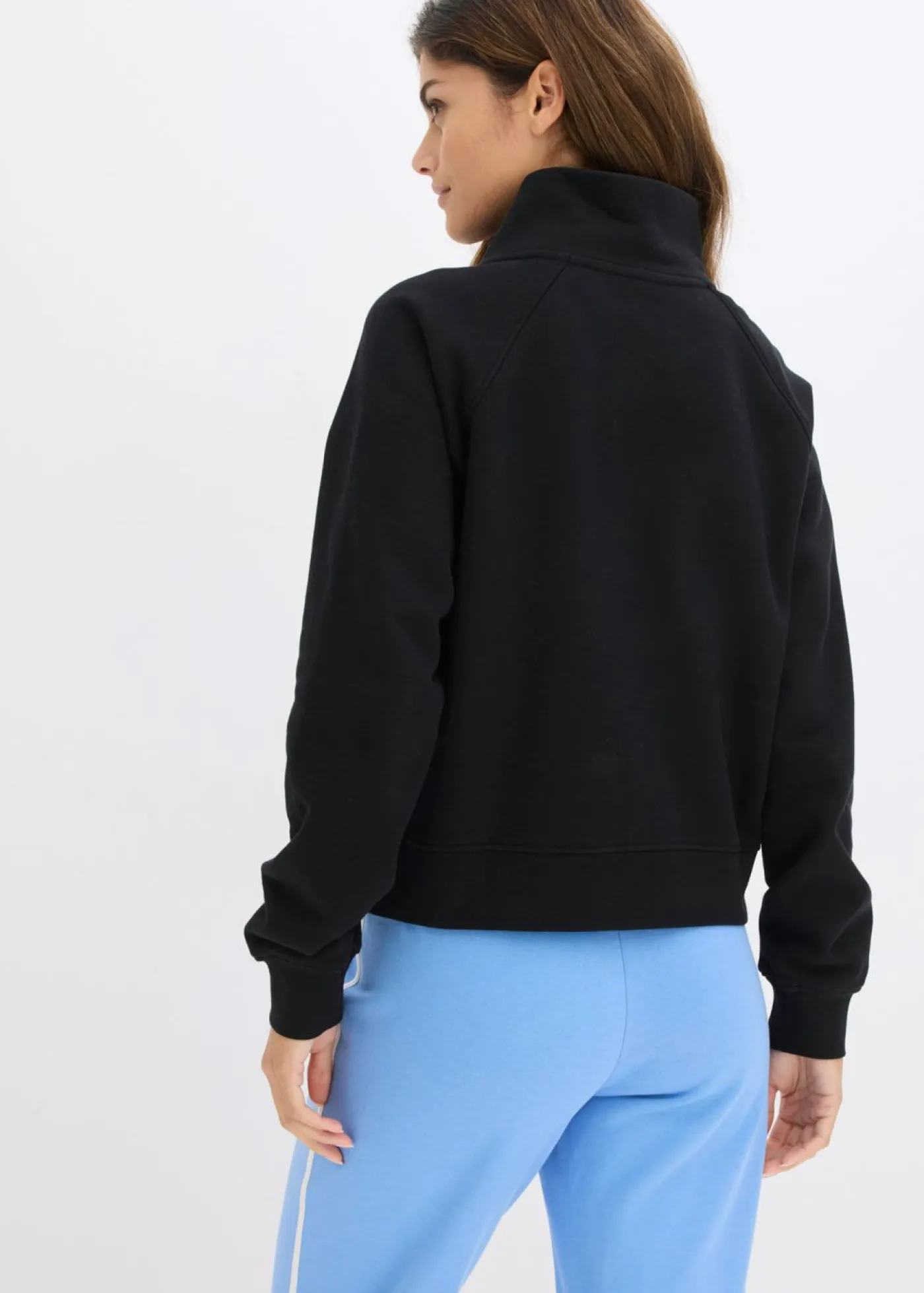 bonprix bonprix Sudadera de algodón orgánico puro Negro Best
